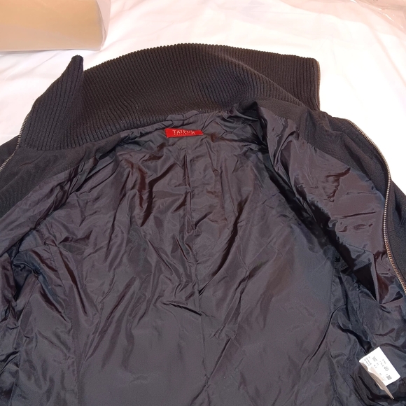 TAIFUN COLLECTION JACKET 92%POLYESTER 8%ELASTANE BLACK SIZE 10 - Picture 8 of 9